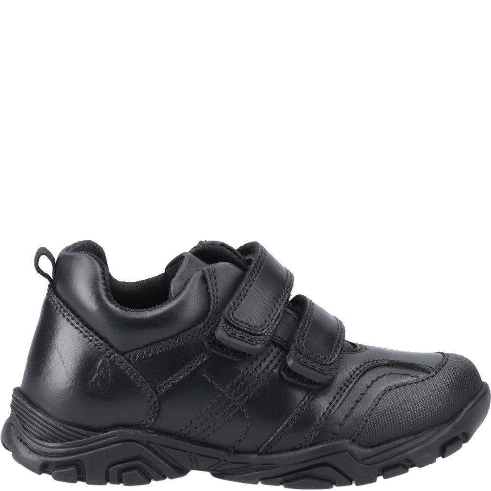 Boys BTS FLFR Black Hush Puppies Leroy Touch Fastening Infant