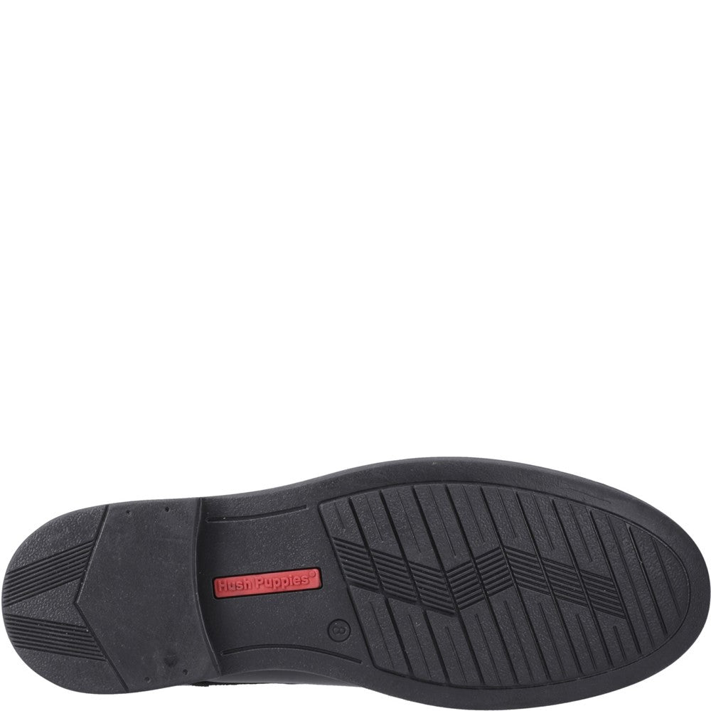 Boys BTS FLFR Black Hush Puppies Tim Monk Snr