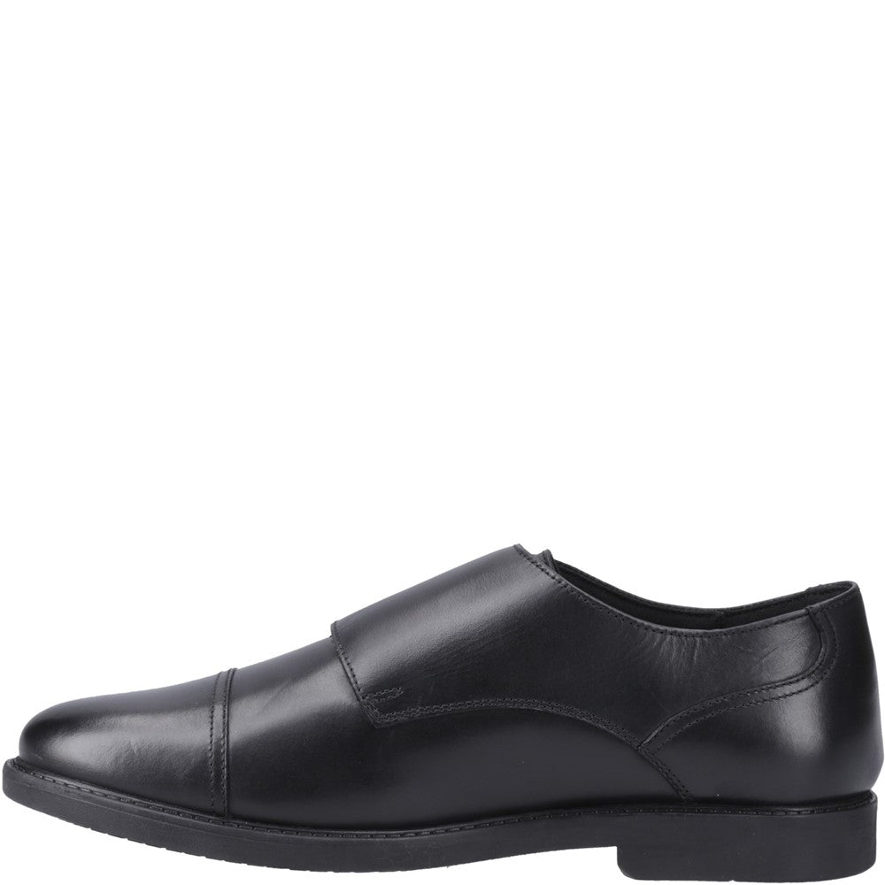 Boys BTS FLFR Black Hush Puppies Tim Monk Snr