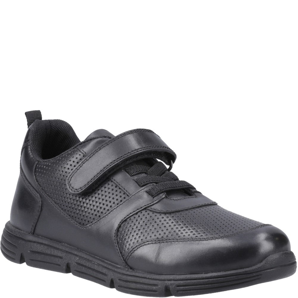 Boys BTS Black Hush Puppies Alfie Bungee Jnr