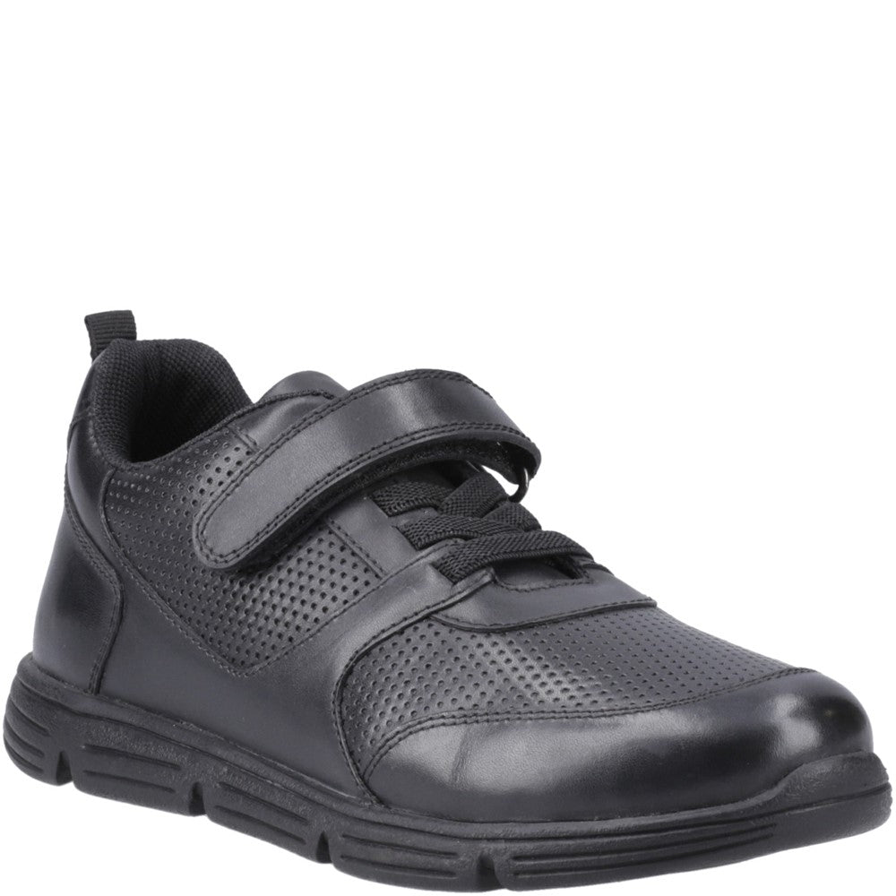Boys BTS Black Hush Puppies Alfie Bungee Snr