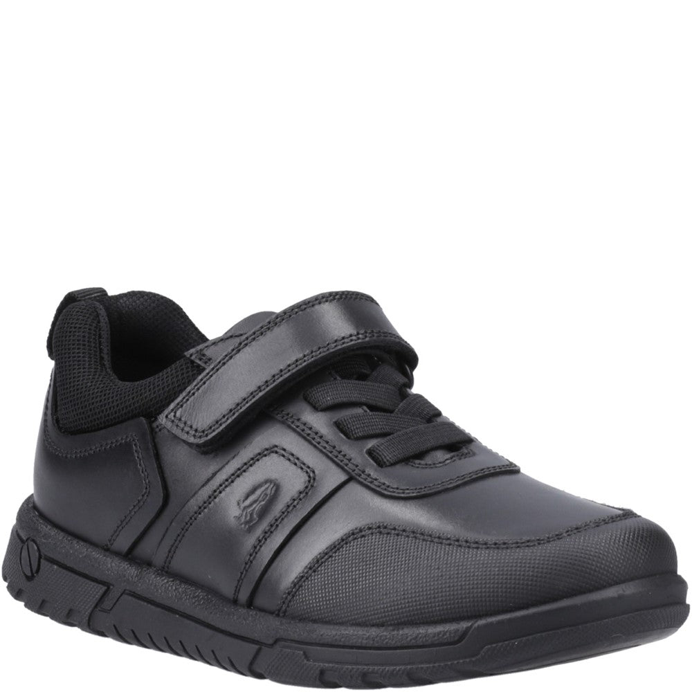 Boys BTS Black Hush Puppies Sutton Bungee Jnr