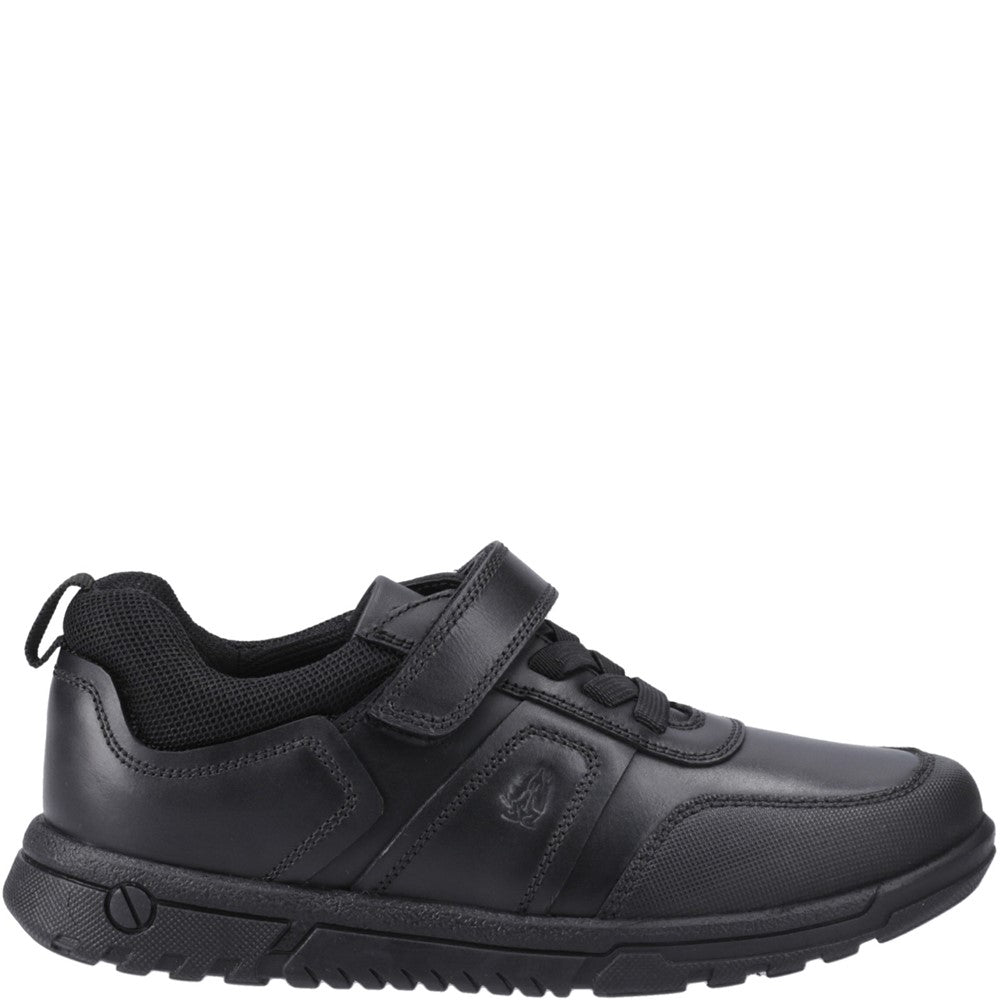 Boys BTS Black Hush Puppies Sutton Bungee Jnr