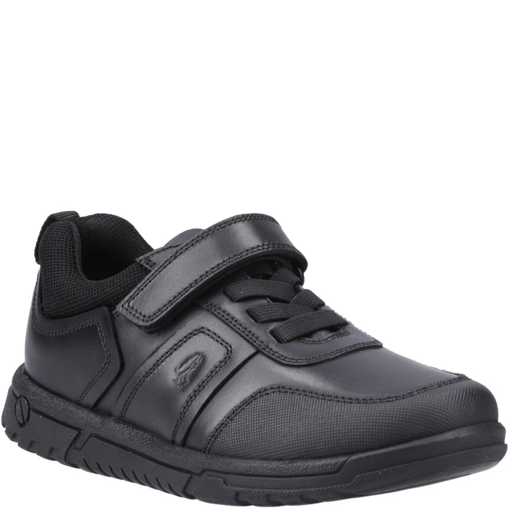 Boys BTS Black Hush Puppies Sutton Bungee Snr
