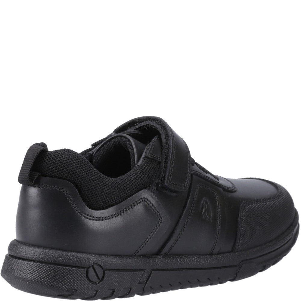 Boys BTS Black Hush Puppies Sutton Bungee Snr