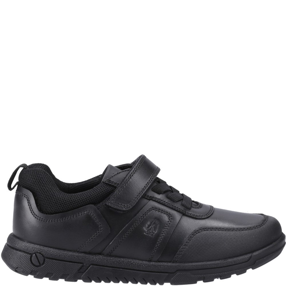 Boys BTS Black Hush Puppies Sutton Bungee Snr