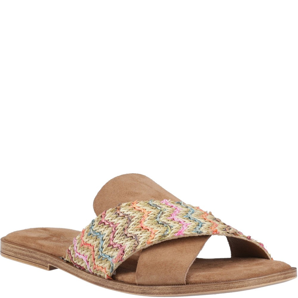 Sandal Ladies Summer Tan Hush Puppies Petra Sandal