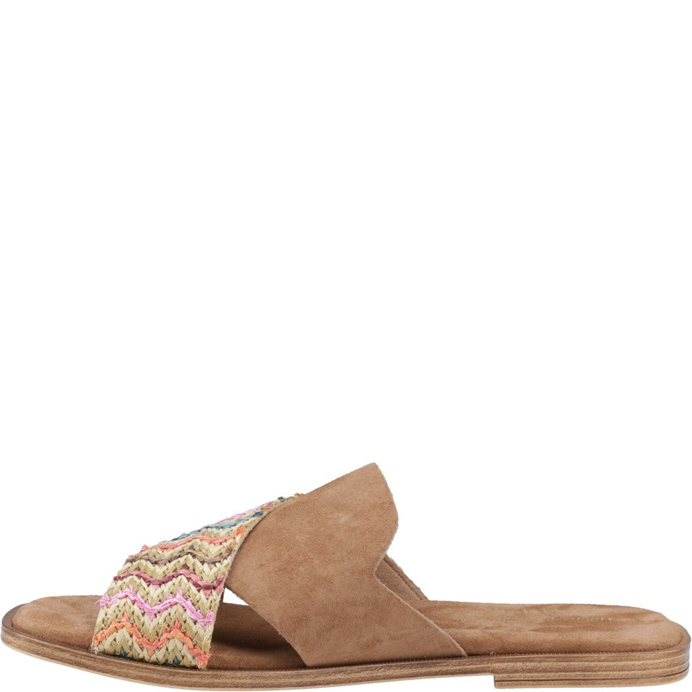 Sandal Ladies Summer Tan Hush Puppies Petra Sandal