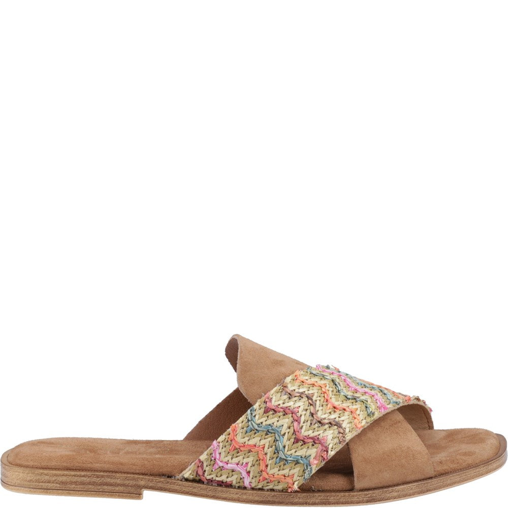 Sandal Ladies Summer Tan Hush Puppies Petra Sandal