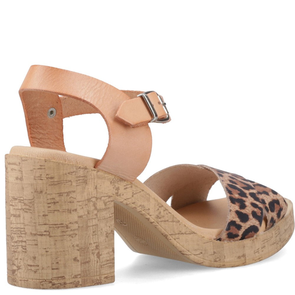 Ladies Heels Leopard Hush Puppies Georgia Party Heel
