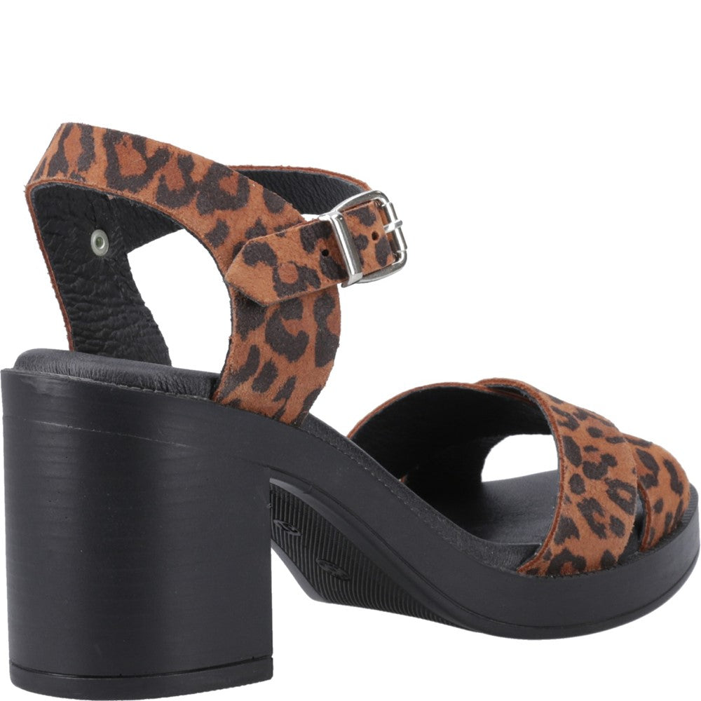 Ladies Heels Leopard Hush Puppies Georgia Party Heel
