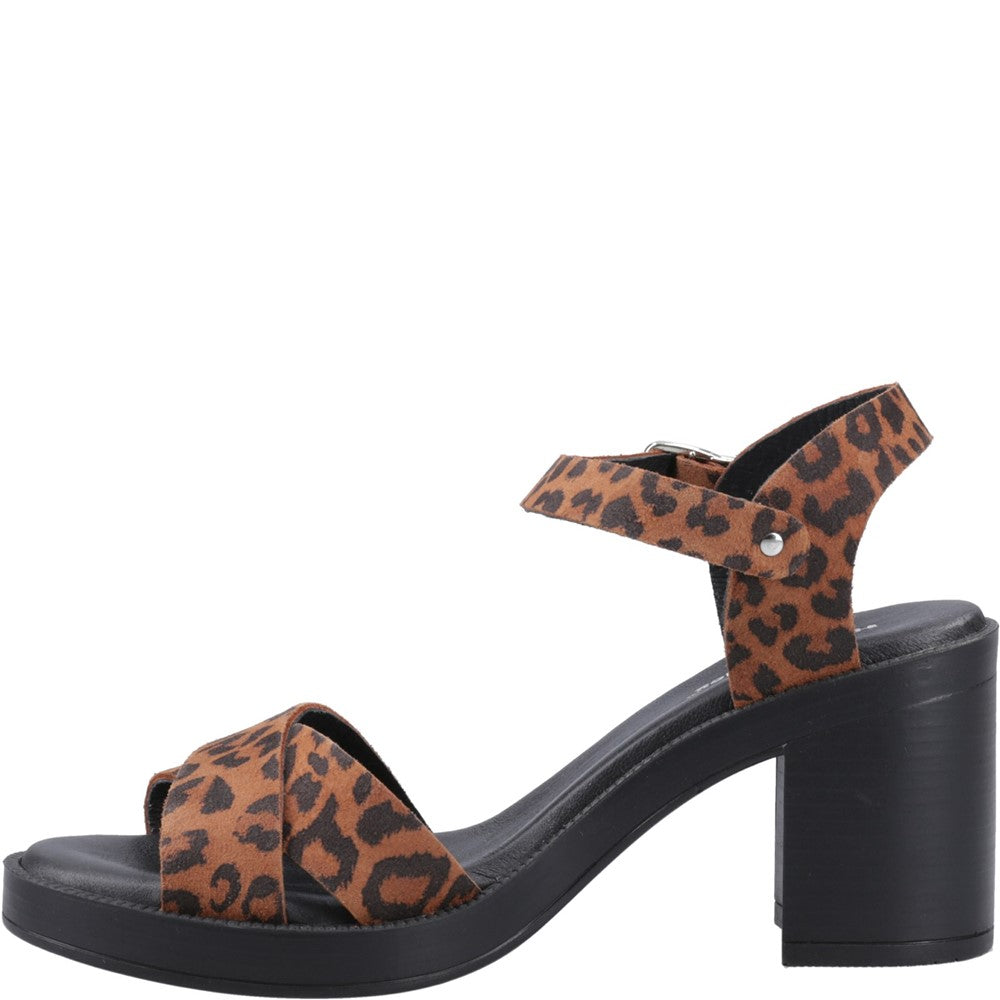Ladies Heels Leopard Hush Puppies Georgia Party Heel