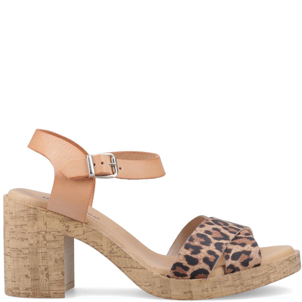 Ladies Heels Leopard Hush Puppies Georgia Party Heel
