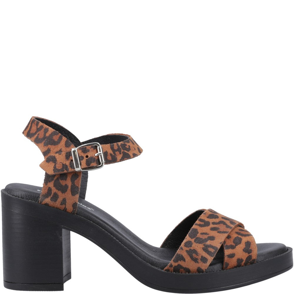 Ladies Heels Leopard Hush Puppies Georgia Party Heel