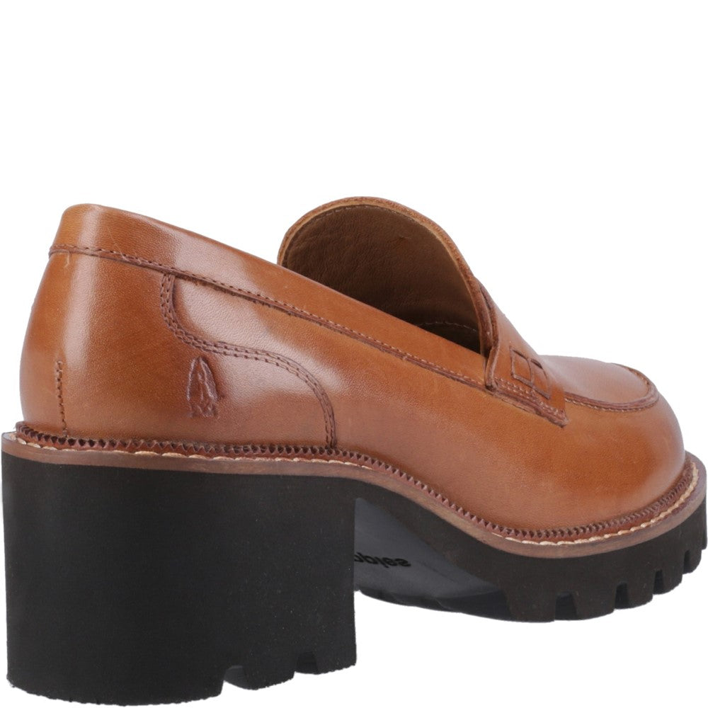 Slip On Ladies Shoes Tan Hush Puppies Giavanna Loafer