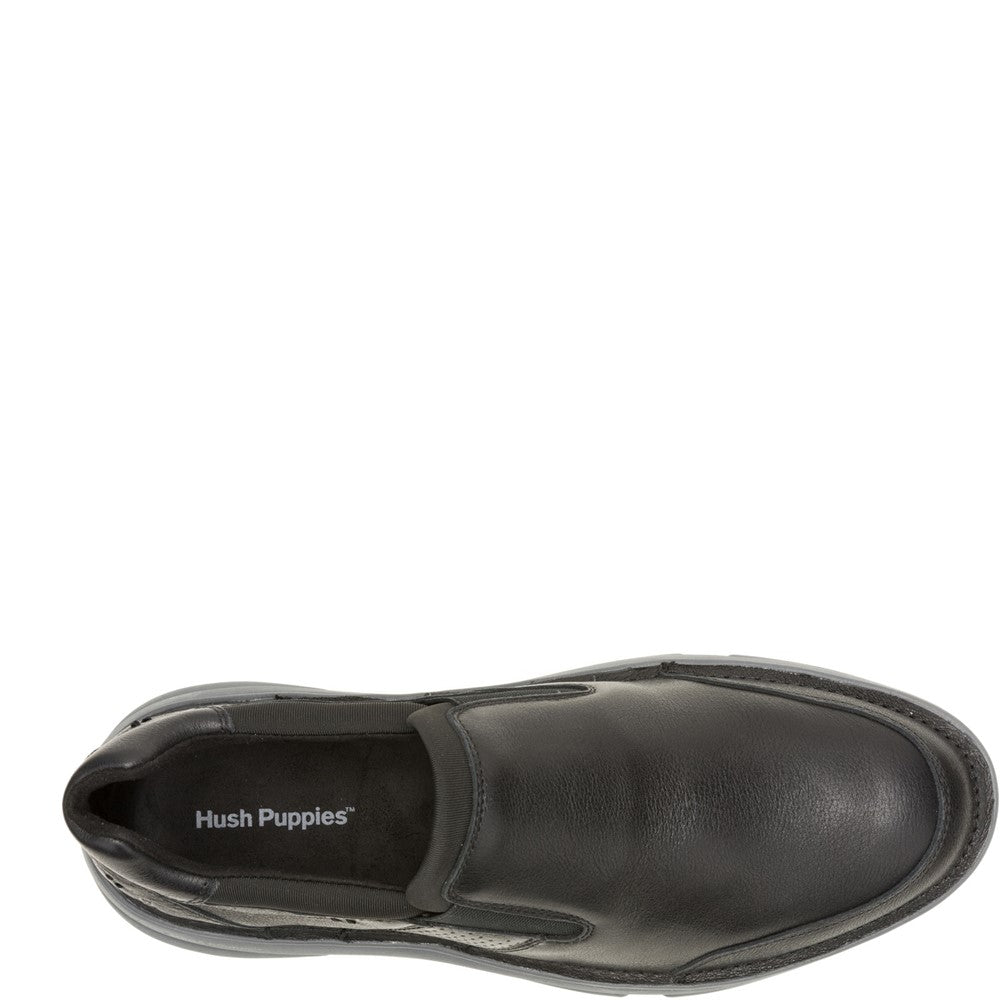 Slip On Mens Summer Black Hush Puppies Baylor Step-In