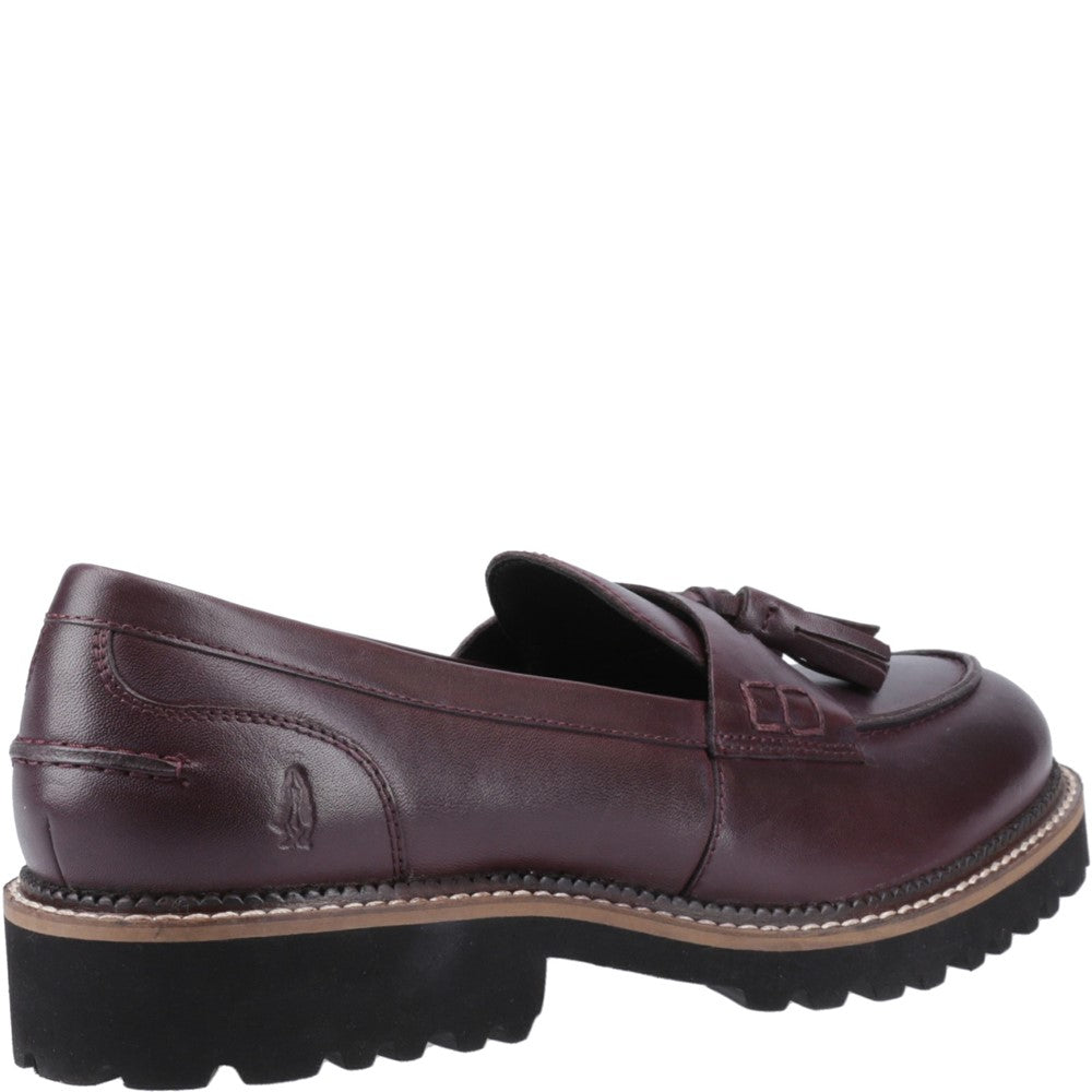 Slip On Ladies Shoes Plum Hush Puppies Ginny Loafer