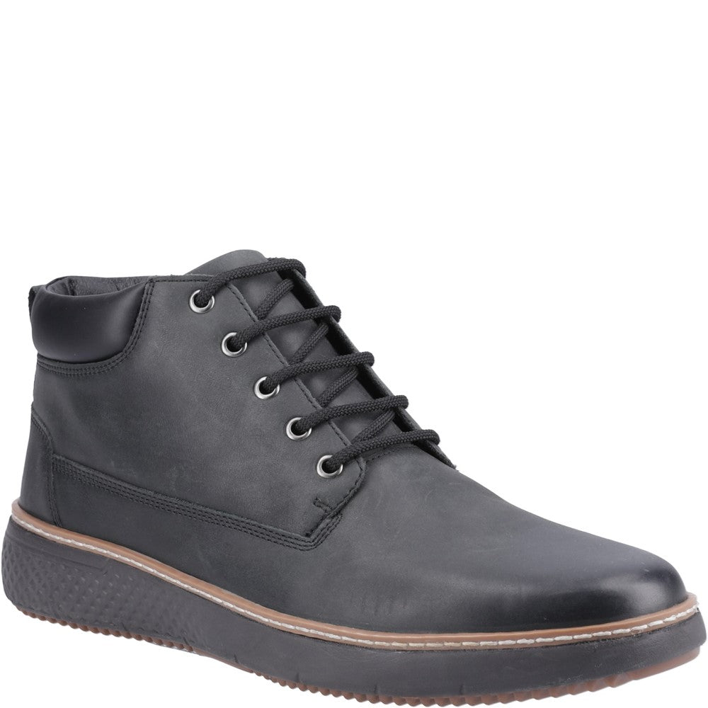 Mens Boots Black Hush Puppies Kian Boot