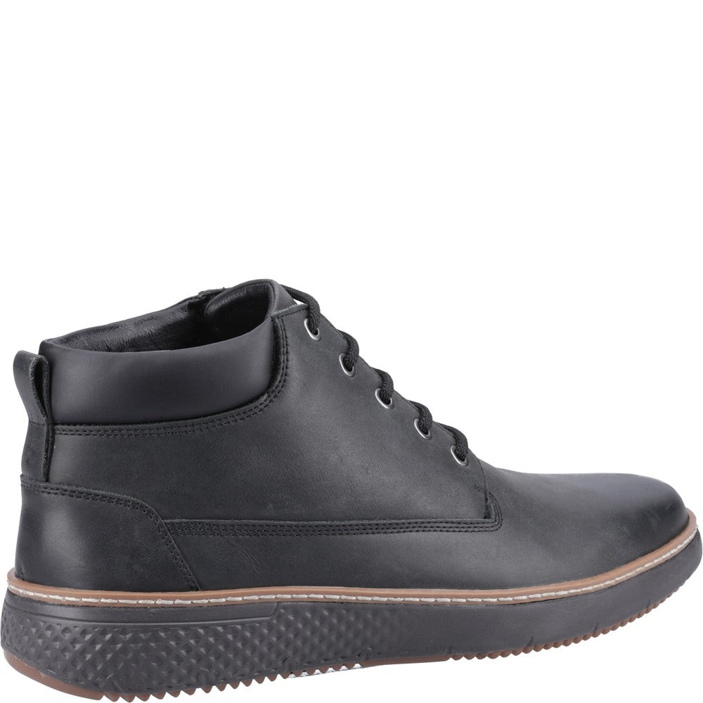 Mens Boots Black Hush Puppies Kian Boot