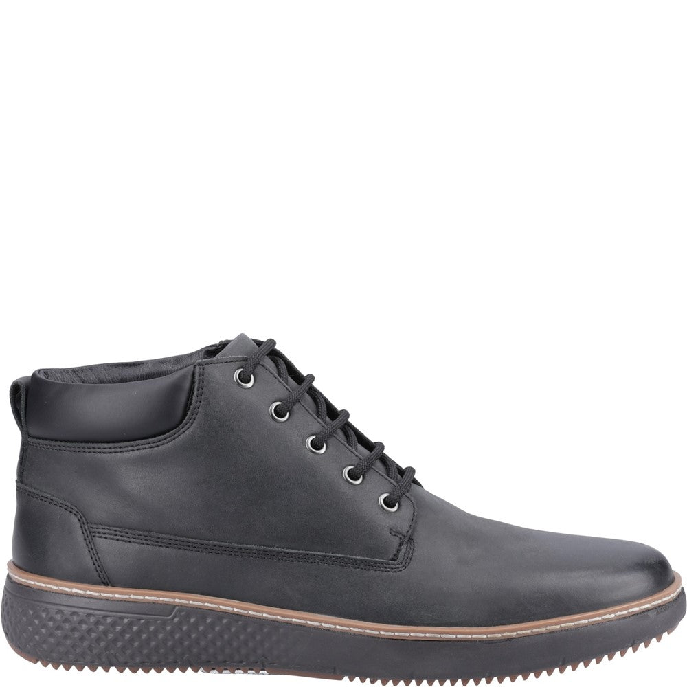 Mens Boots Black Hush Puppies Kian Boot