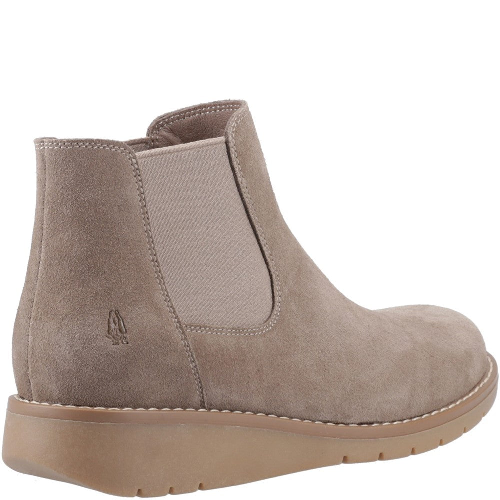 Ladies Ankle Boots Taupe Hush Puppies Leonie Suede Boot