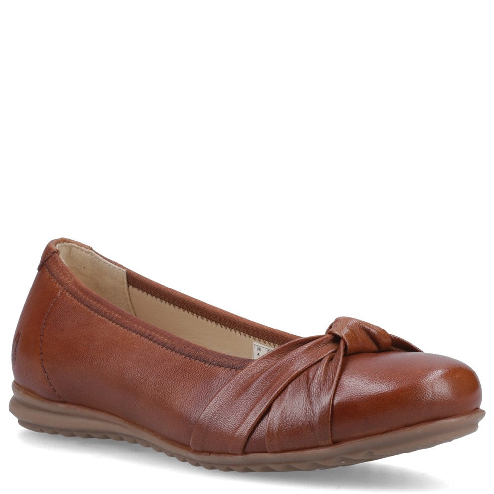 Ballerinas Tan Hush Puppies Lilith Knot Ballerina