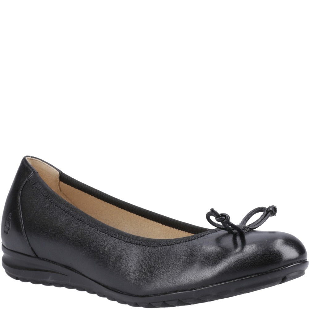 Ballerinas Black Hush Puppies Lucille Bow Ballerina
