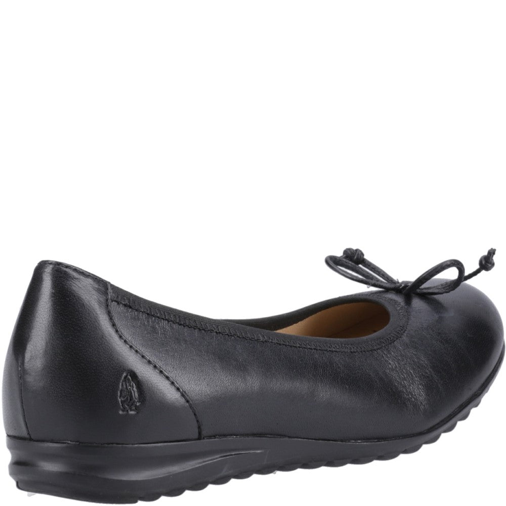Ballerinas Black Hush Puppies Lucille Bow Ballerina