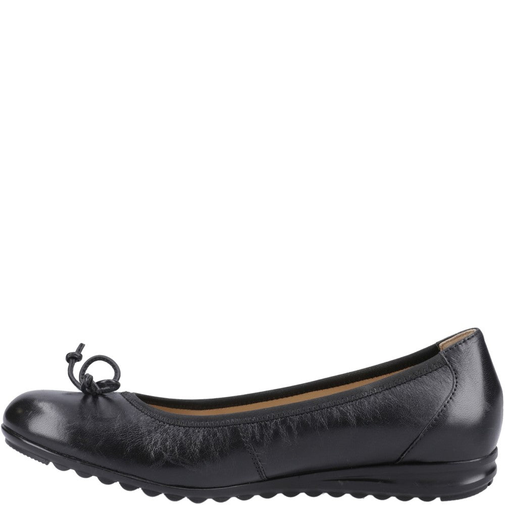 Ballerinas Black Hush Puppies Lucille Bow Ballerina