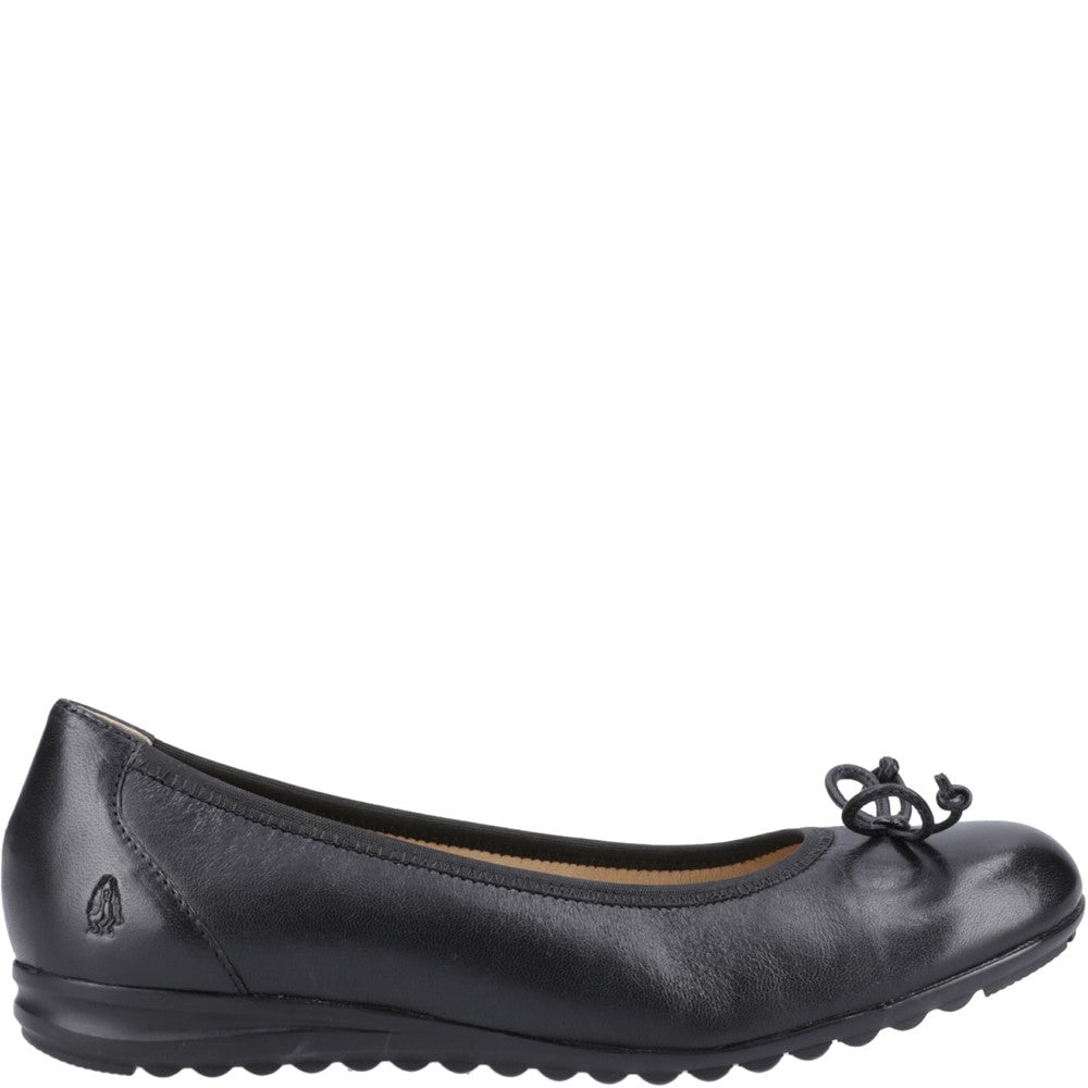 Ballerinas Black Hush Puppies Lucille Bow Ballerina