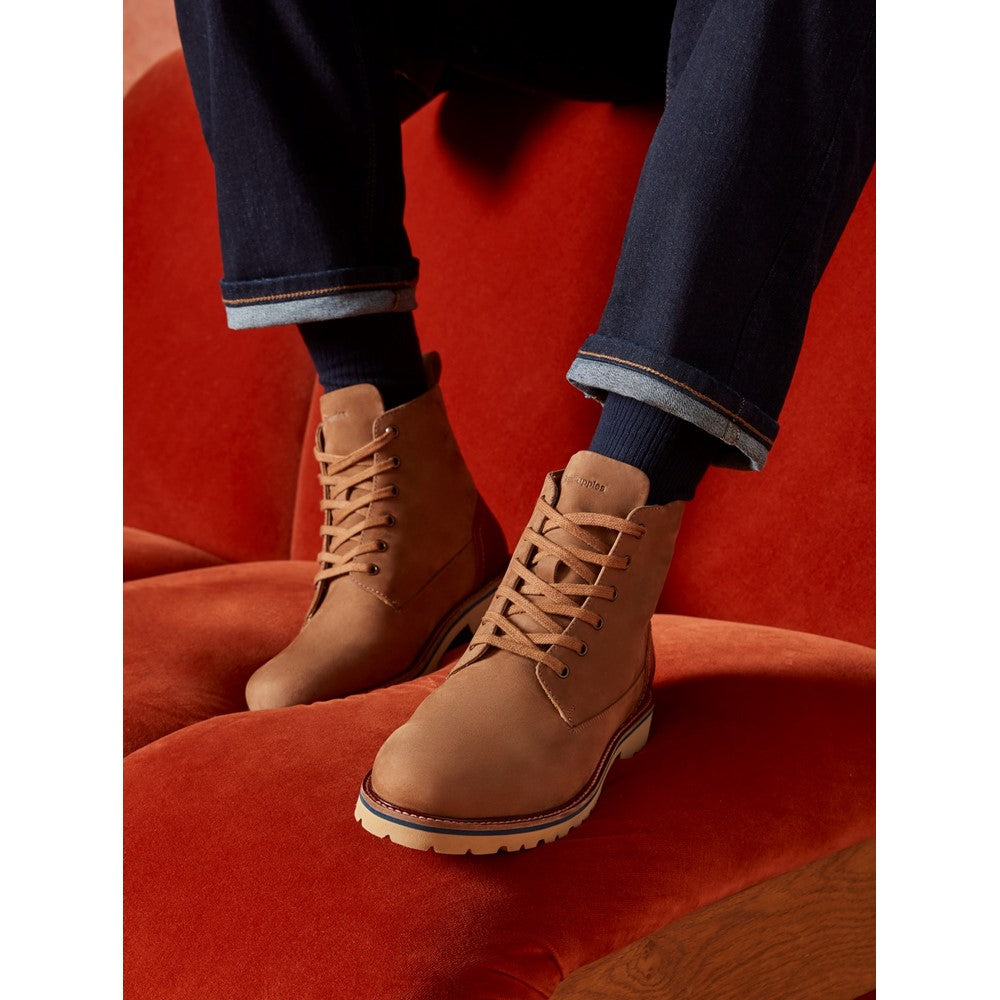Mens Boots Tan Hush Puppies Maguire Boot