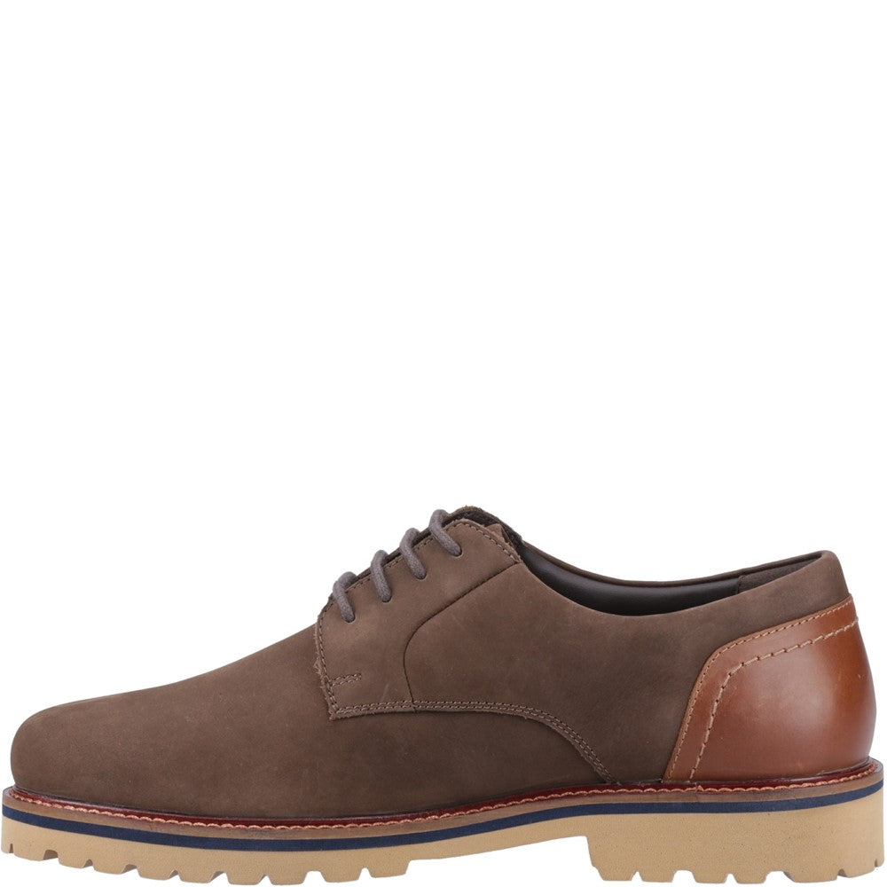 Lace Mens Summer Brown Hush Puppies Marcus Lace Shoe