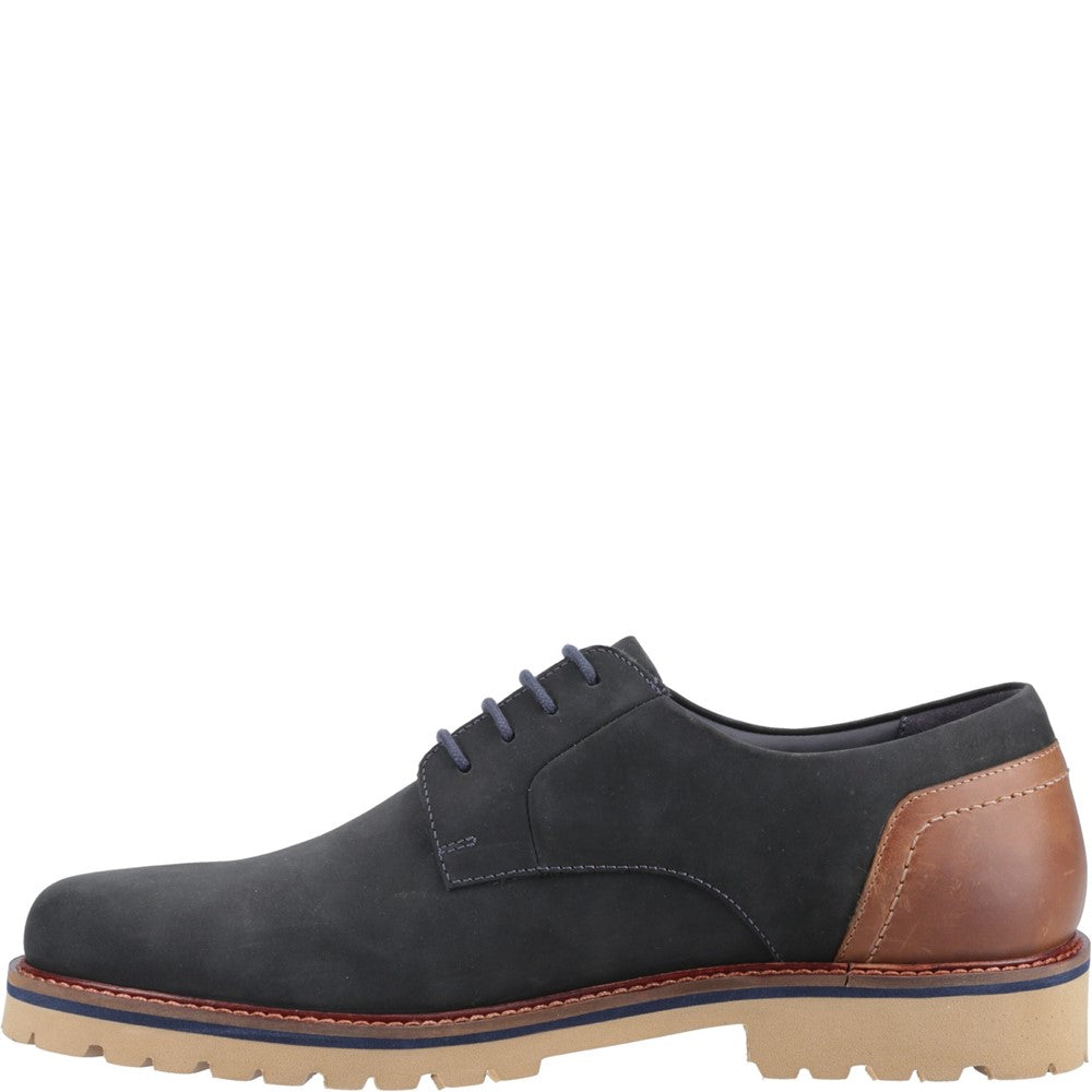 Lace Mens Summer Navy Hush Puppies Marcus Lace Shoe