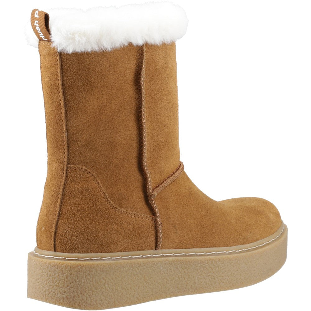 Ladies Mid Boot Tan Hush Puppies Becca Mid Boot