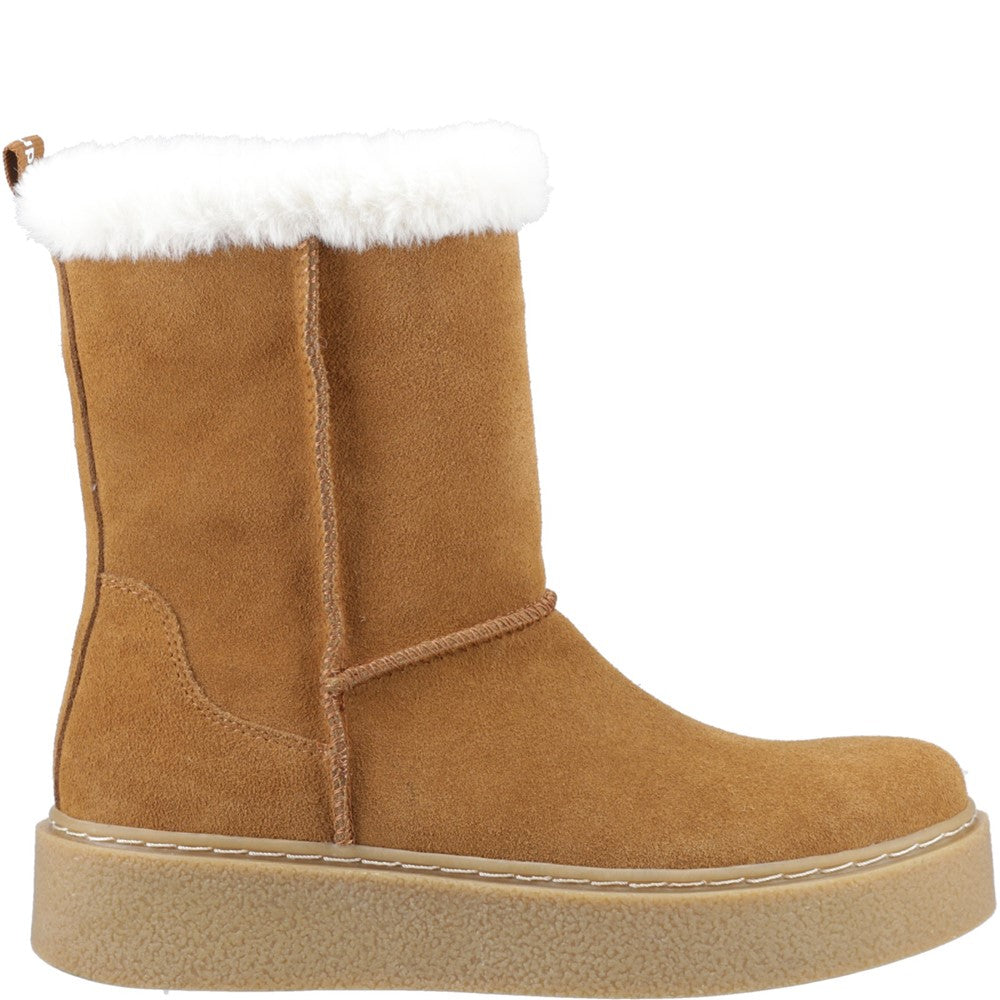 Ladies Mid Boot Tan Hush Puppies Becca Mid Boot