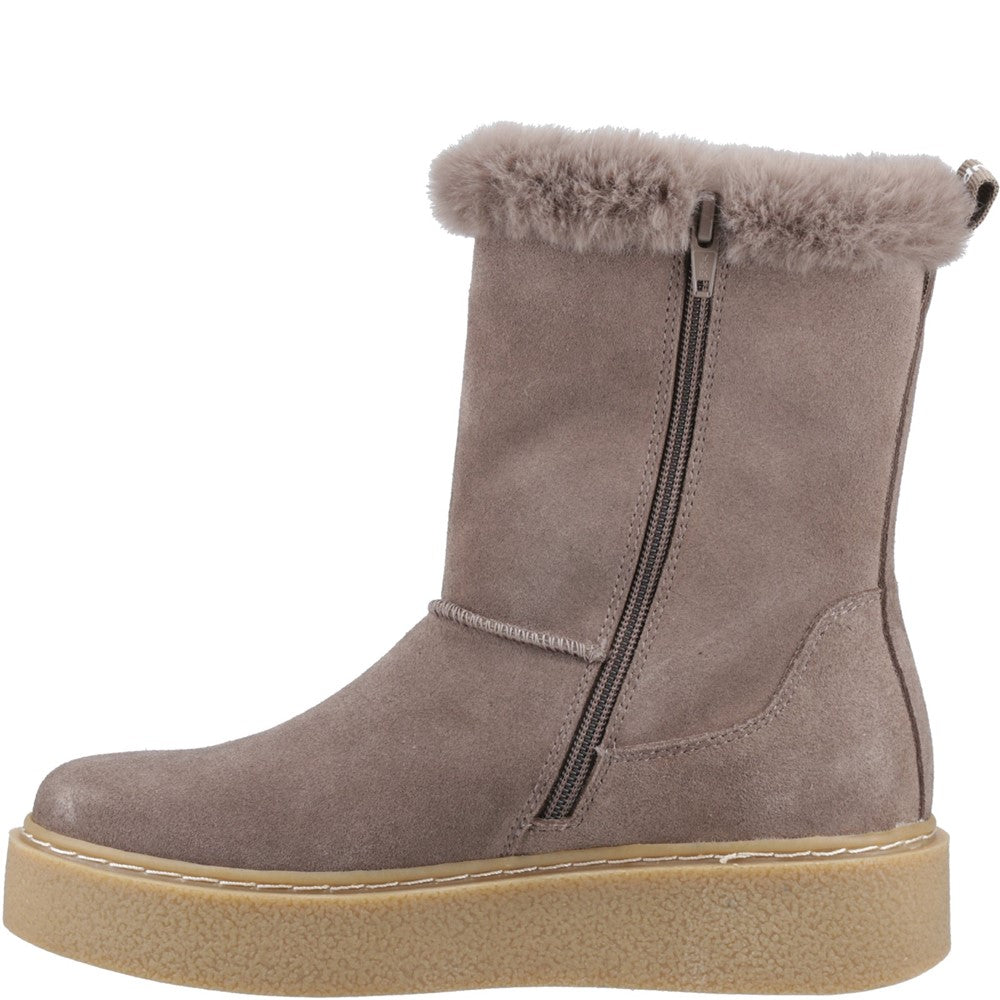 Ladies Mid Boot Taupe Hush Puppies Becca Mid Boot