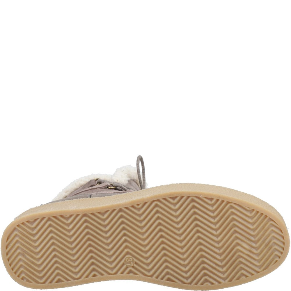 Ladies Ankle Boots Taupe Hush Puppies Bronte Ski Boot