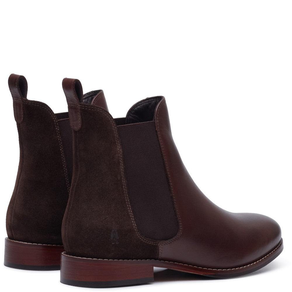 Ladies Ankle Boots Chocolate Hush Puppies Colette Boot