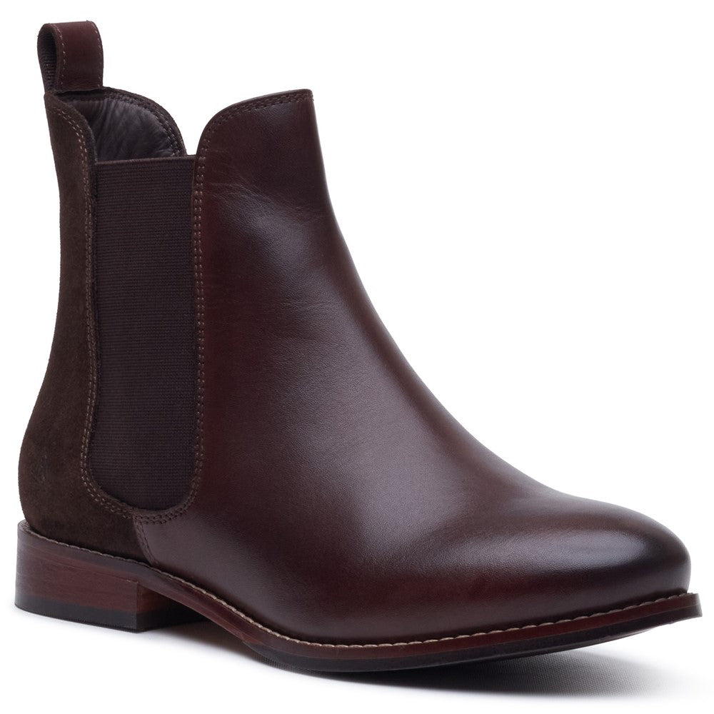 Ladies Ankle Boots Chocolate Hush Puppies Colette Boot