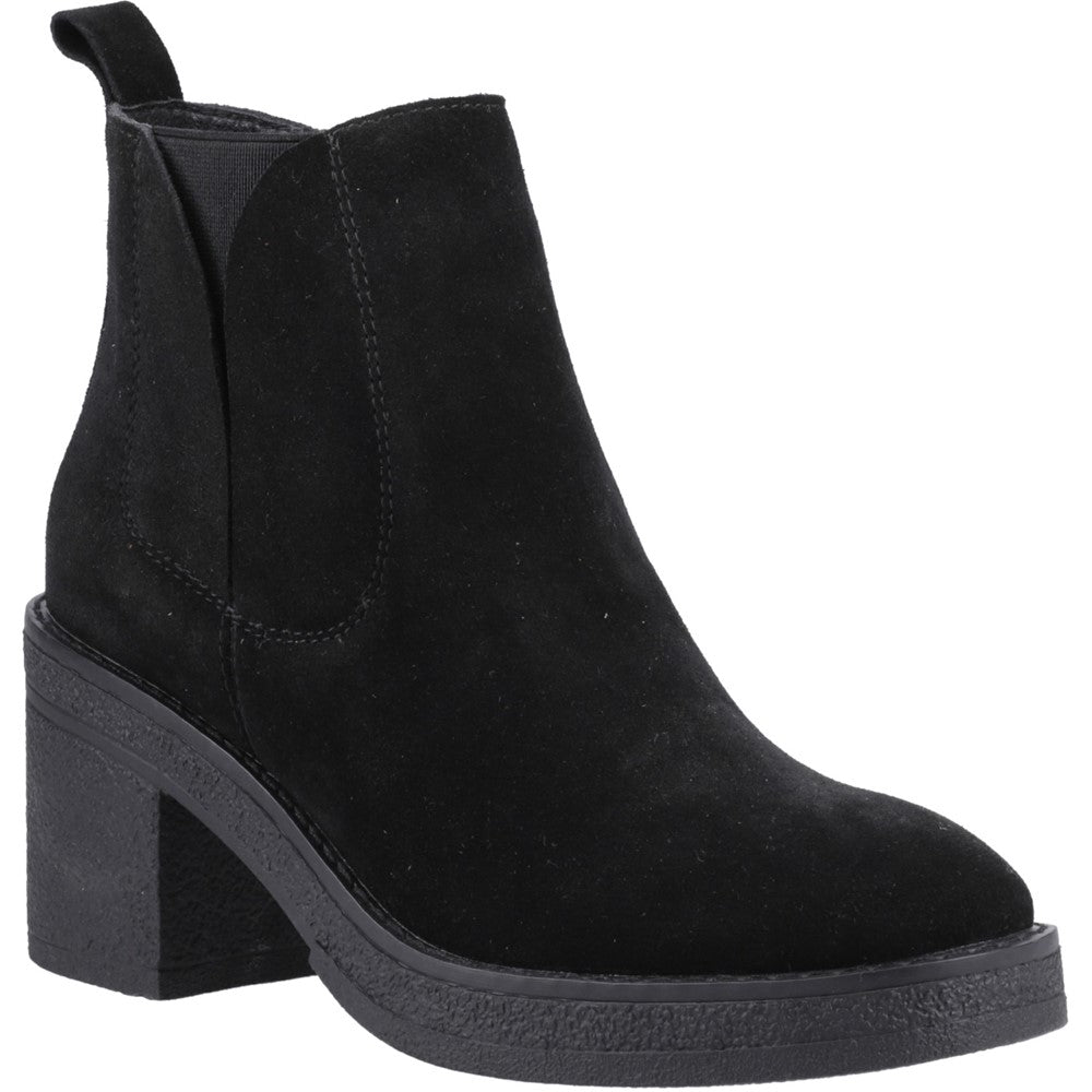 Ladies Ankle Boots Black Hush Puppies Felicia Chelsea Boot