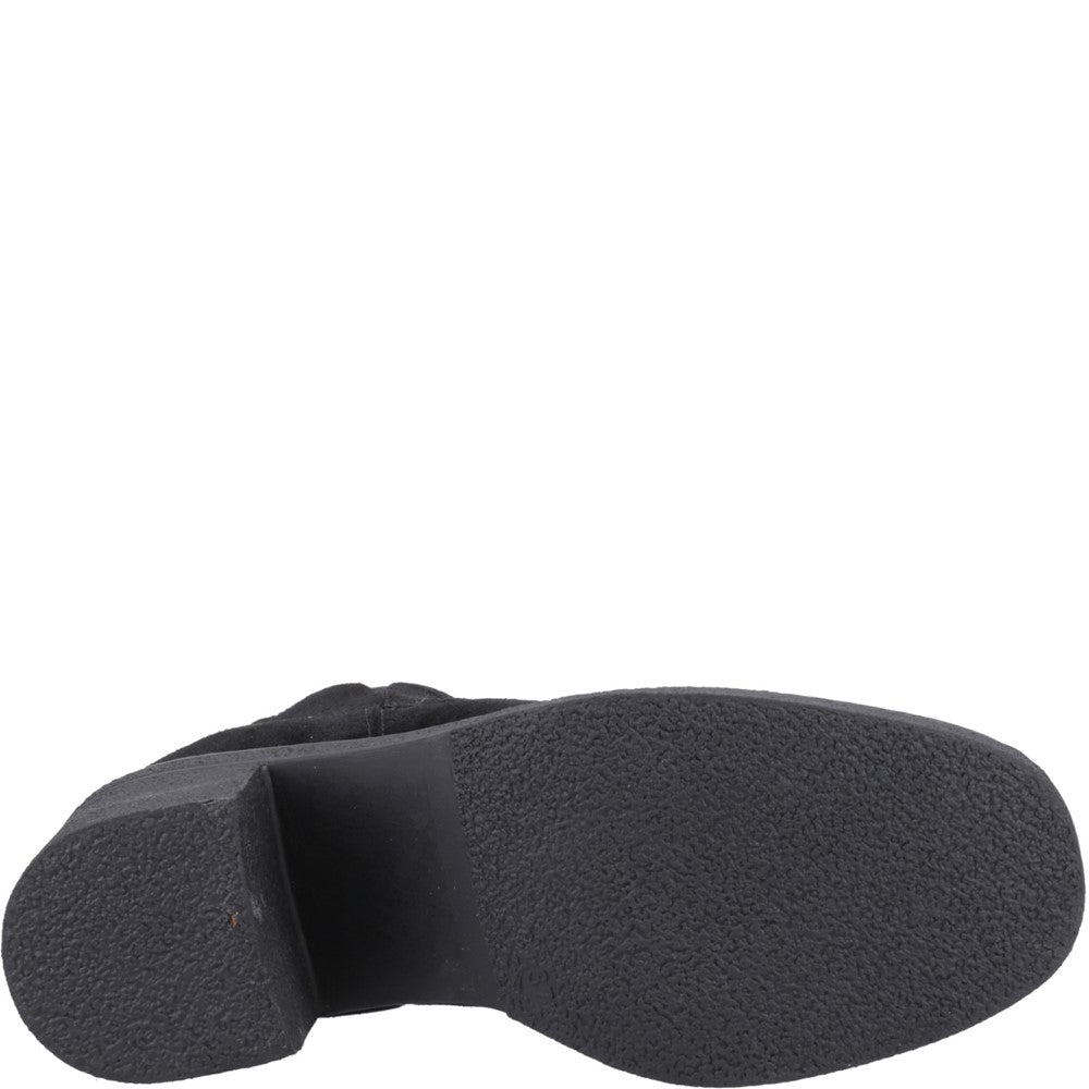 Ladies Ankle Boots Black Hush Puppies Felicia Chelsea Boot