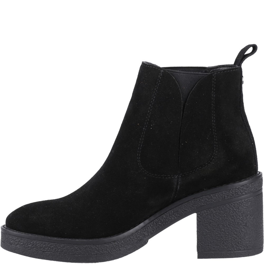 Ladies Ankle Boots Black Hush Puppies Felicia Chelsea Boot