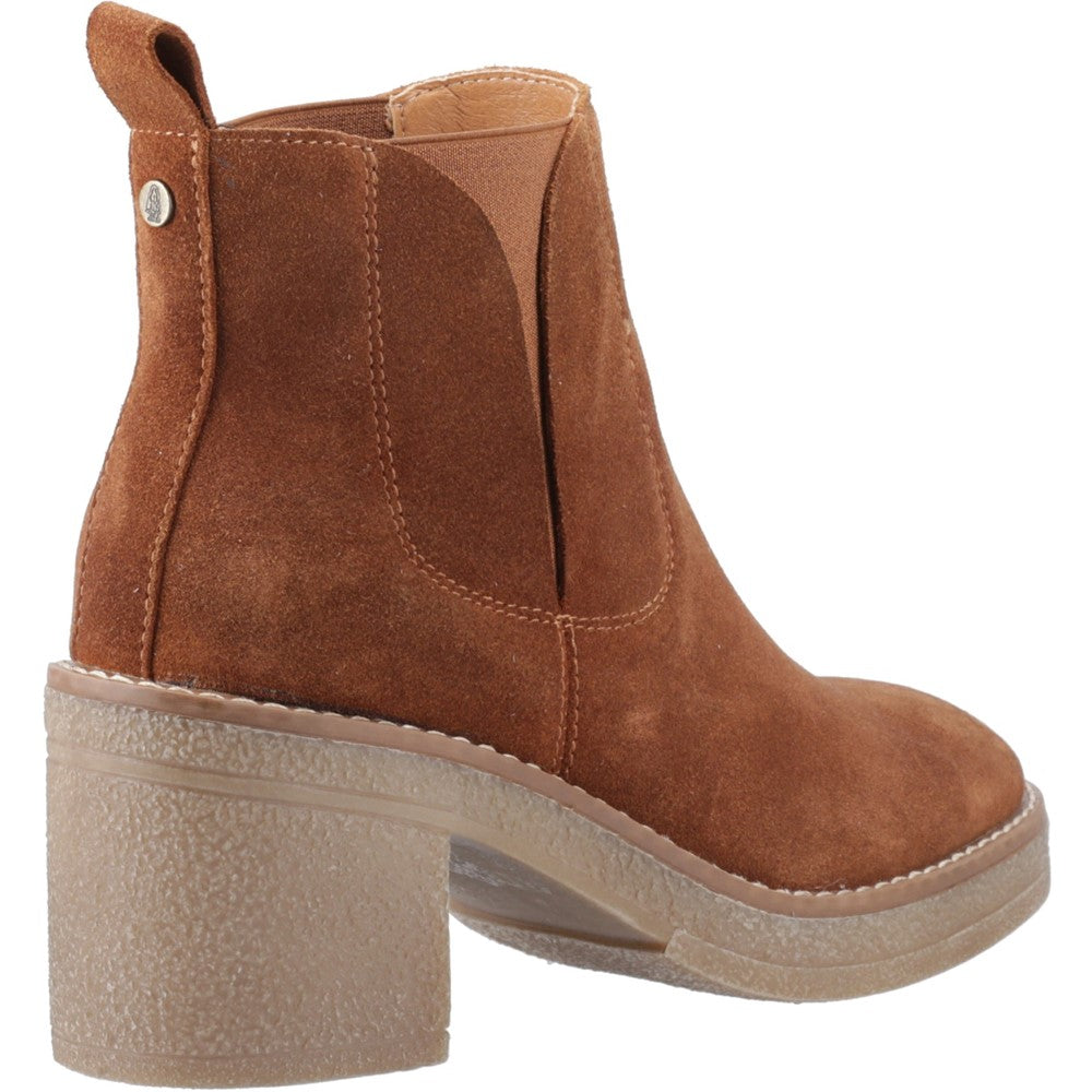 Ladies Ankle Boots Tan Hush Puppies Felicia Chelsea Boot