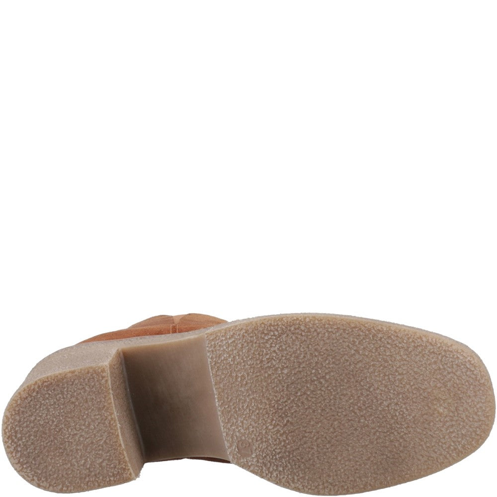 Ladies Ankle Boots Tan Hush Puppies Felicia Chelsea Boot