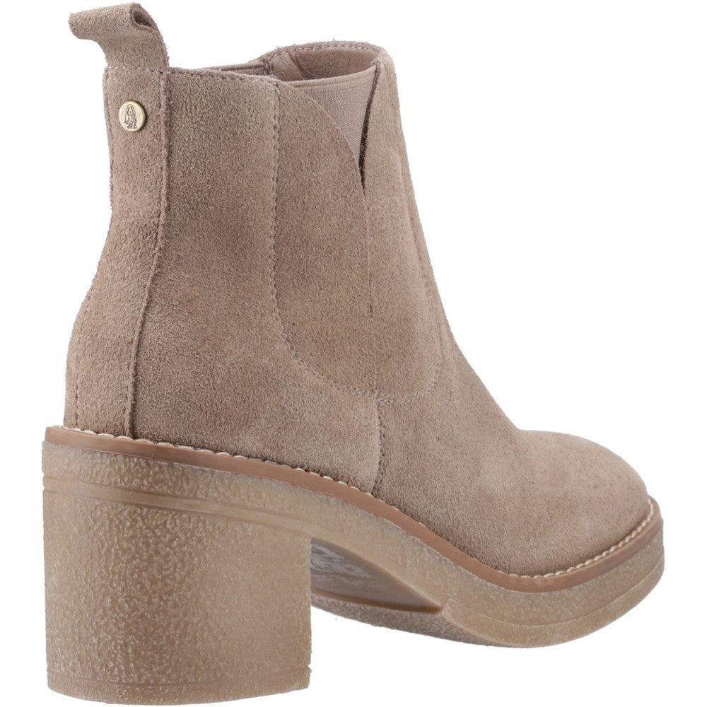 Ladies Ankle Boots Taupe Hush Puppies Felicia Chelsea Boot