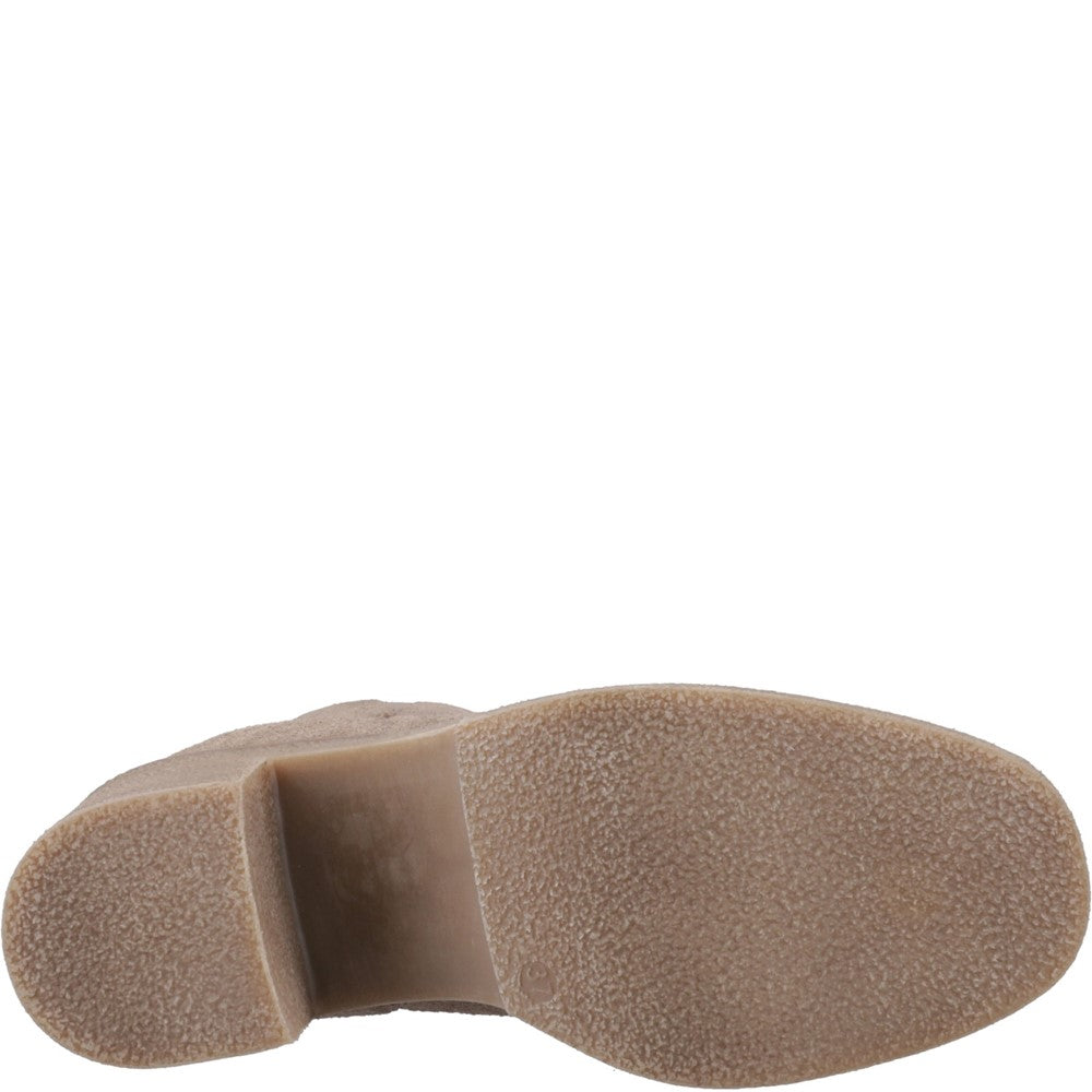 Ladies Ankle Boots Taupe Hush Puppies Felicia Chelsea Boot