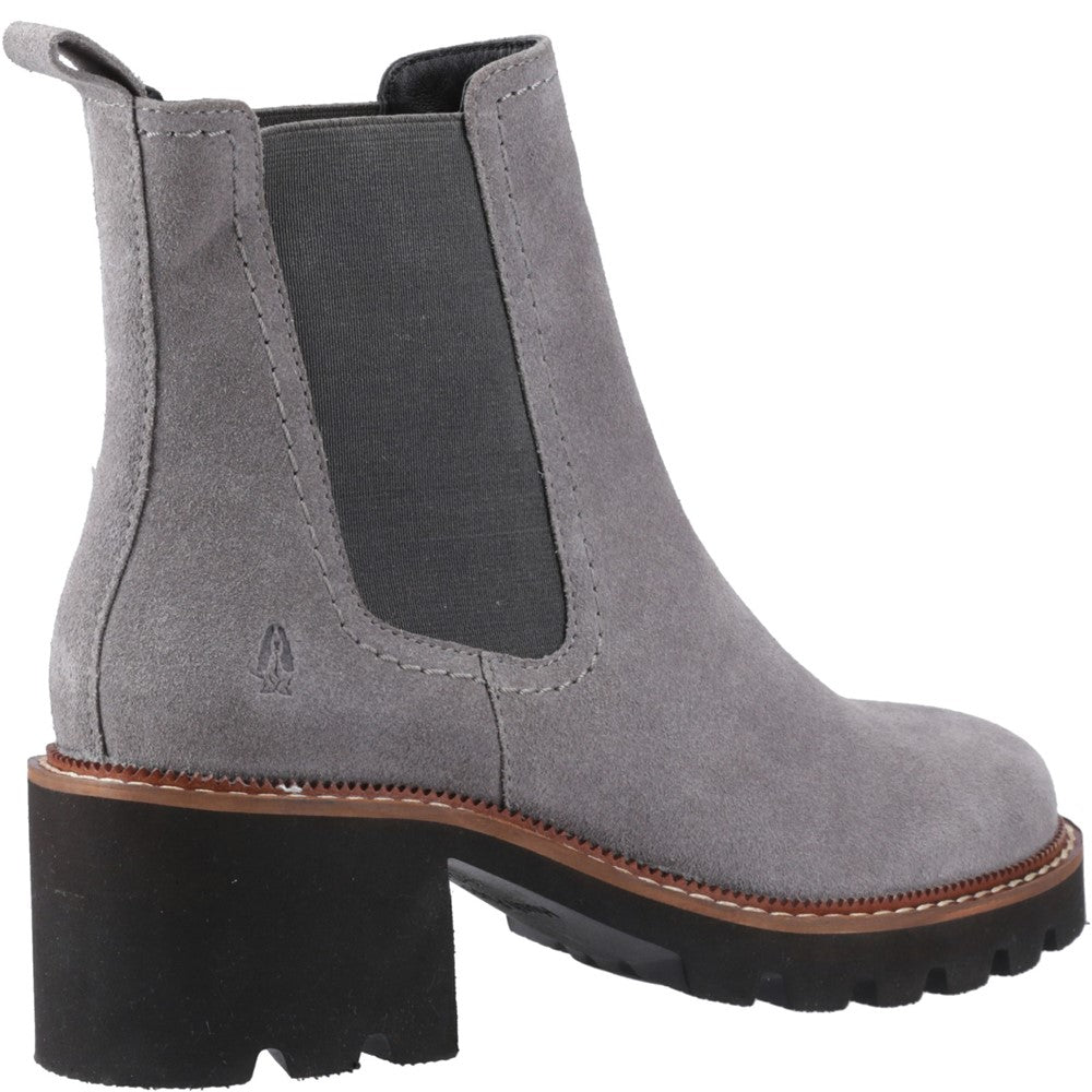 Ladies Ankle Boots Grey Hush Puppies Gaia Chelsea Boot