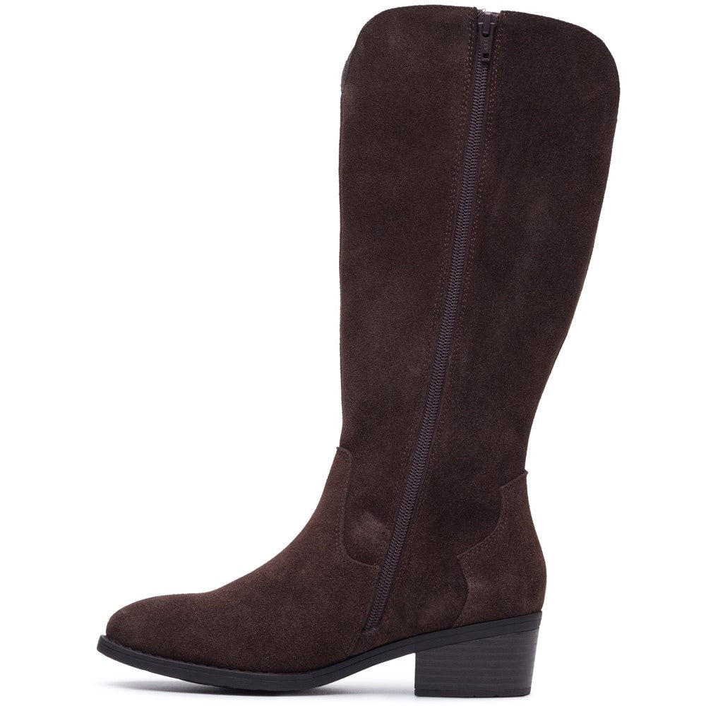 Ladies Long Boots Chocolate Hush Puppies Isabella Long Boot