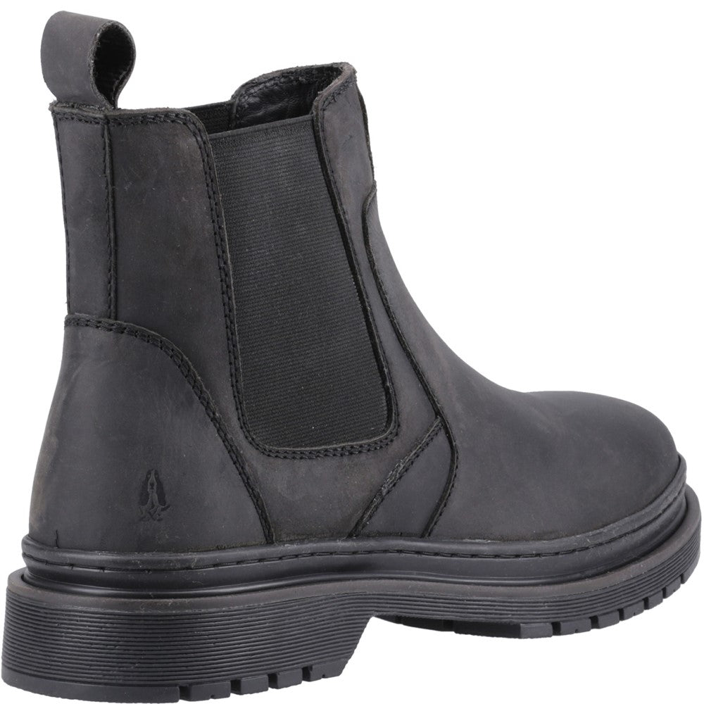 Mens Boots Black Hush Puppies Jamie Chelsea Boot