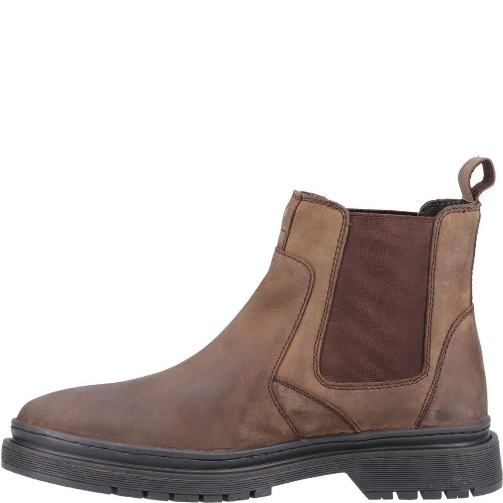 Mens Boots Brown Hush Puppies Jamie Chelsea Boot